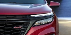 Front view of a 2024 Chevy Equinox. 