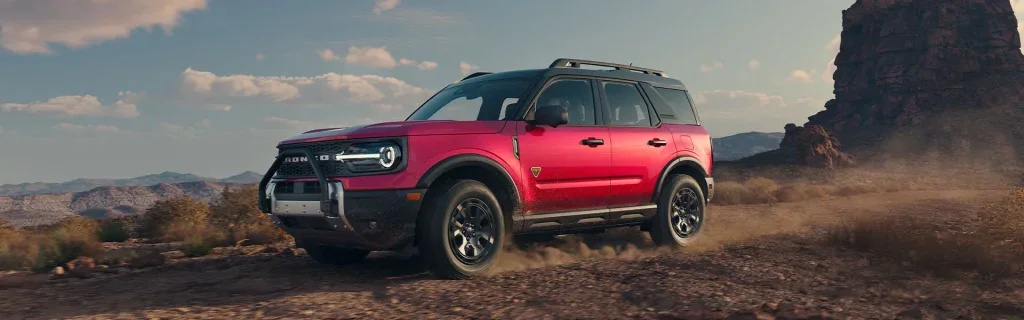 All new red Bronco Sport in Weatherford, TX