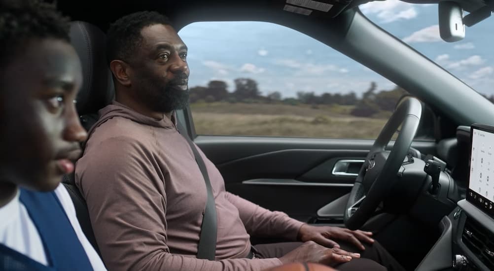 People driving in a 2026 Ford Explorer.