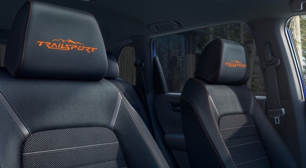 Black interior in a 2026 Honda CR-V TrailSport.