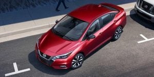 Overhead View Showing Windshield of Nissan Versa Lake Charles, LA