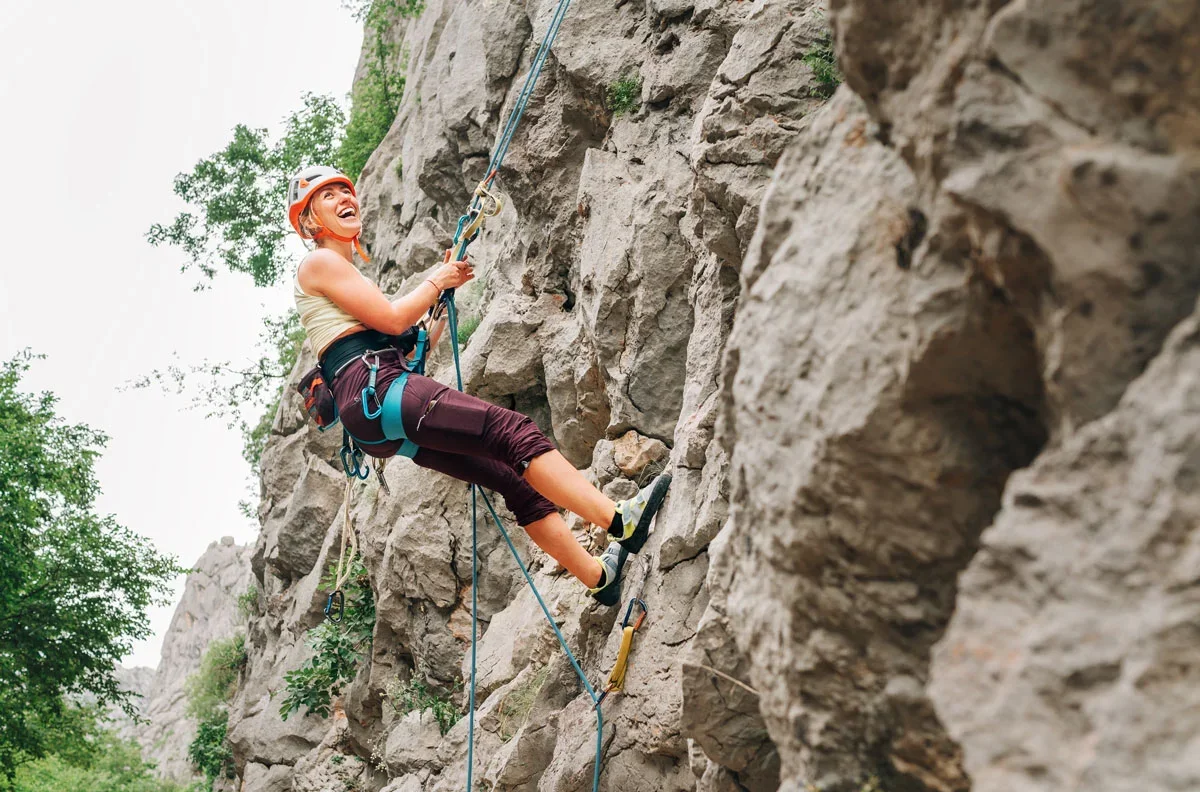 rock climbing