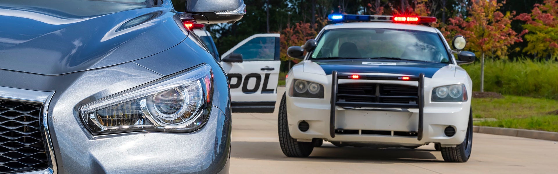 Police cars