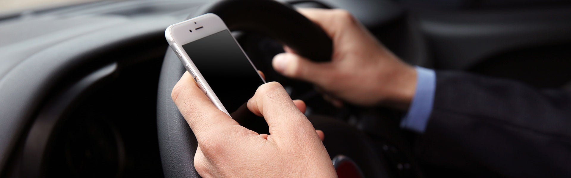 Driver on cellphone
