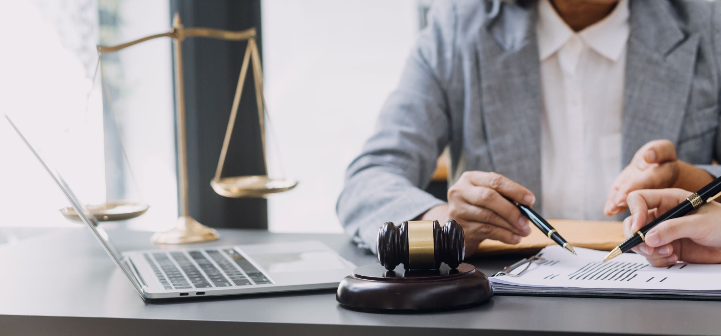 Lawyer in an office