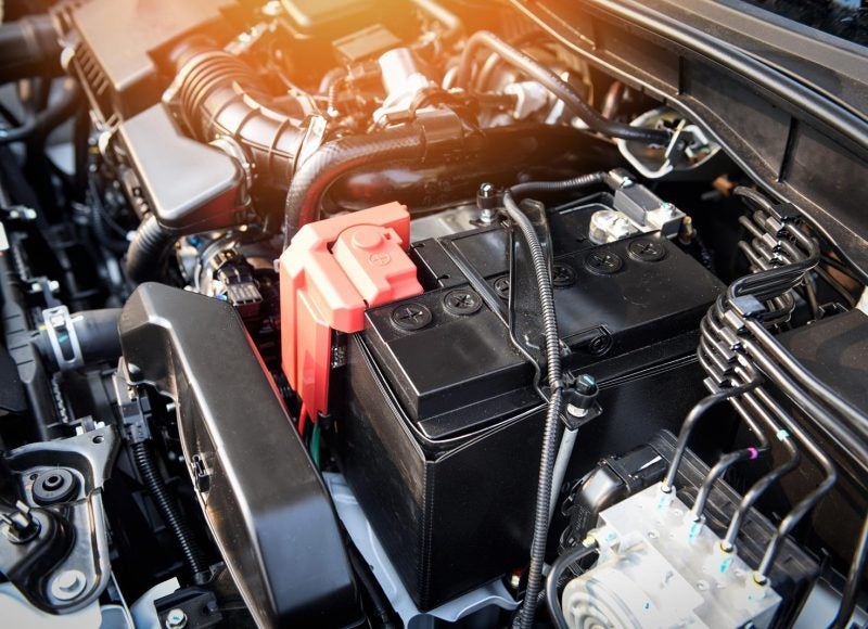 a vehicle battery