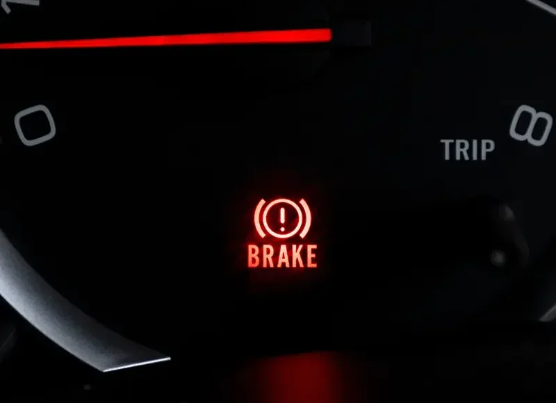 dashboard check brakes light