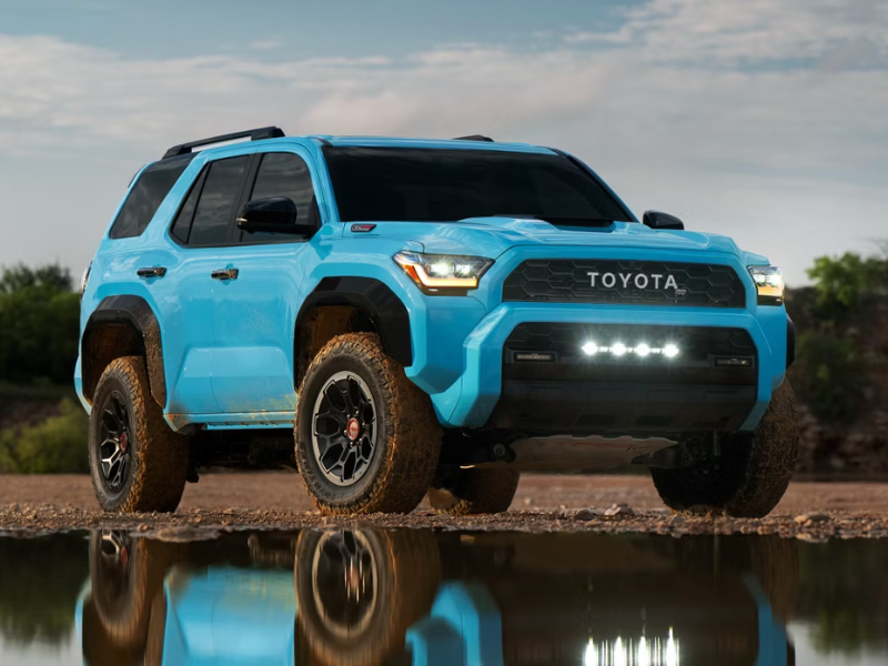 2026 Toyota 4Runner body-on-frame SUV on a trail