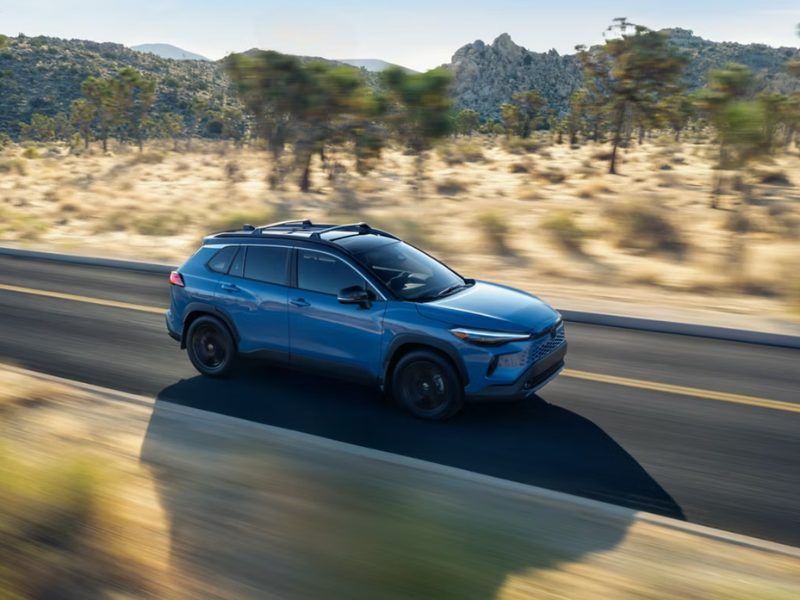 2026 Toyota Corolla Cross compact SUV parked on pavement