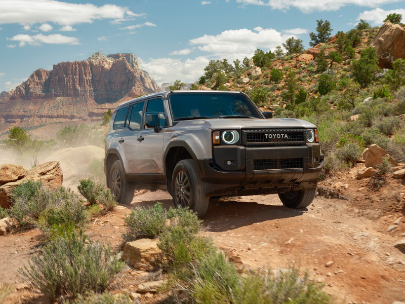 2026 Toyota Land Cruiser with full-time four-wheel drive