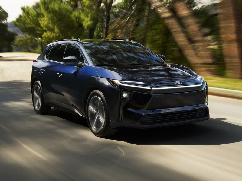 2026 Toyota bZ all-electric SUV in profile