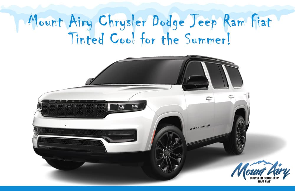 Tinted Windows make a difference in the temperature of your car.