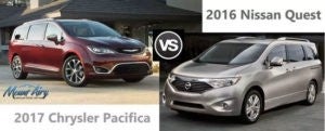 Compare the 2017 Chrysler Pacifica vs. Nissan Quest