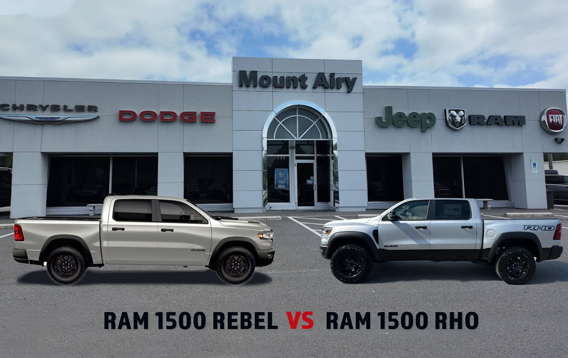 2026 RAM Rebel vs RAM RHO