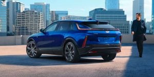 Cadillac Lyriq EV SUV for sale at Coast Cadillac near 10133 US 19, Port Richey, FL