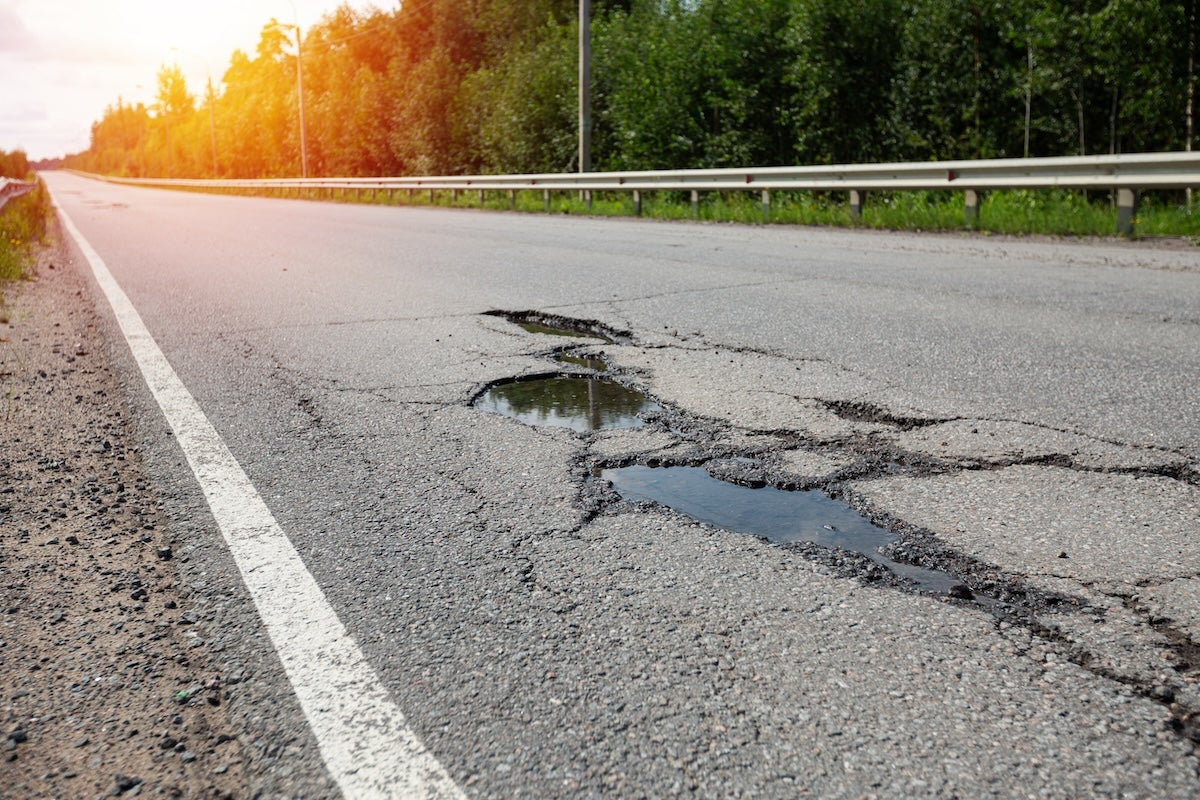 pothole damage
