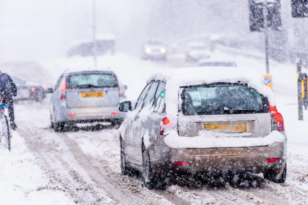 driving in snow