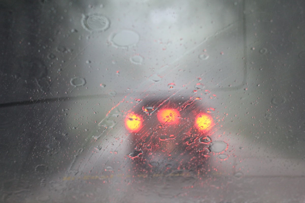 driving in the rain