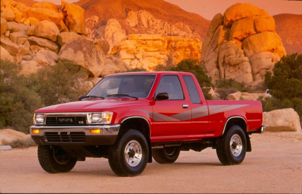 vintage Toyota pickup