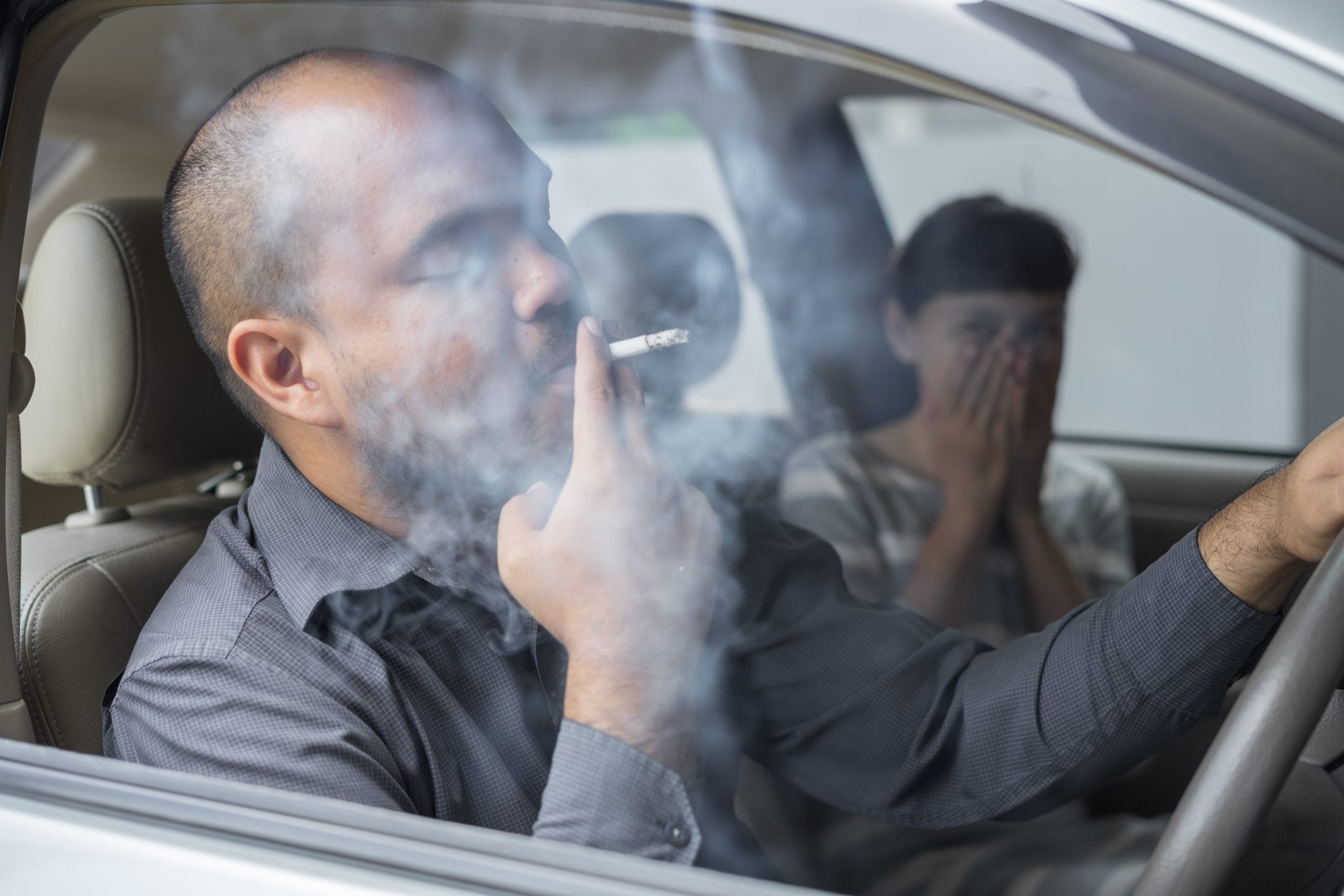how to get rid of cigarette smell in car