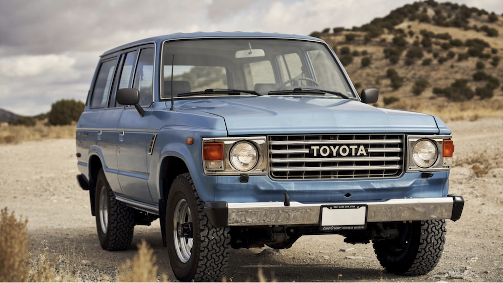 off-roading Toyota