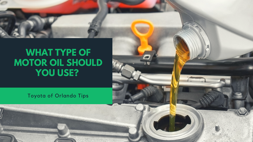 What type of motor oil should I use?