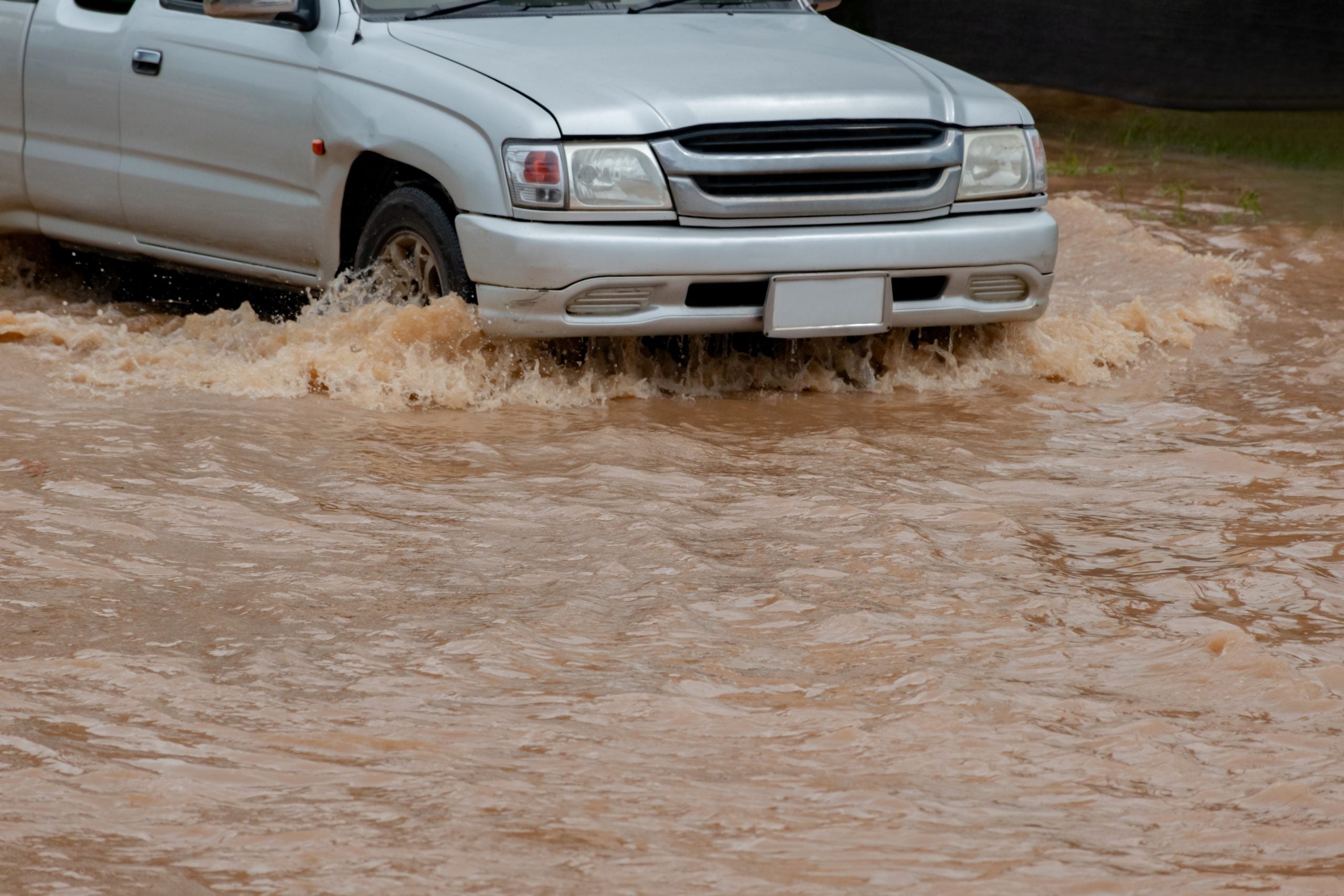 how to drive through water