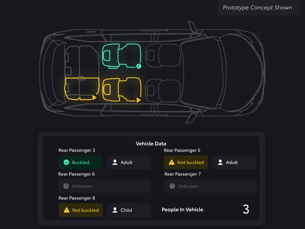 Toyota Cabin Awareness tech