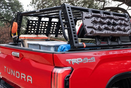 Tundra overland accessories, Toyota Tundra expedition rack, Tundra rooftop rack, heavy-duty truck rack