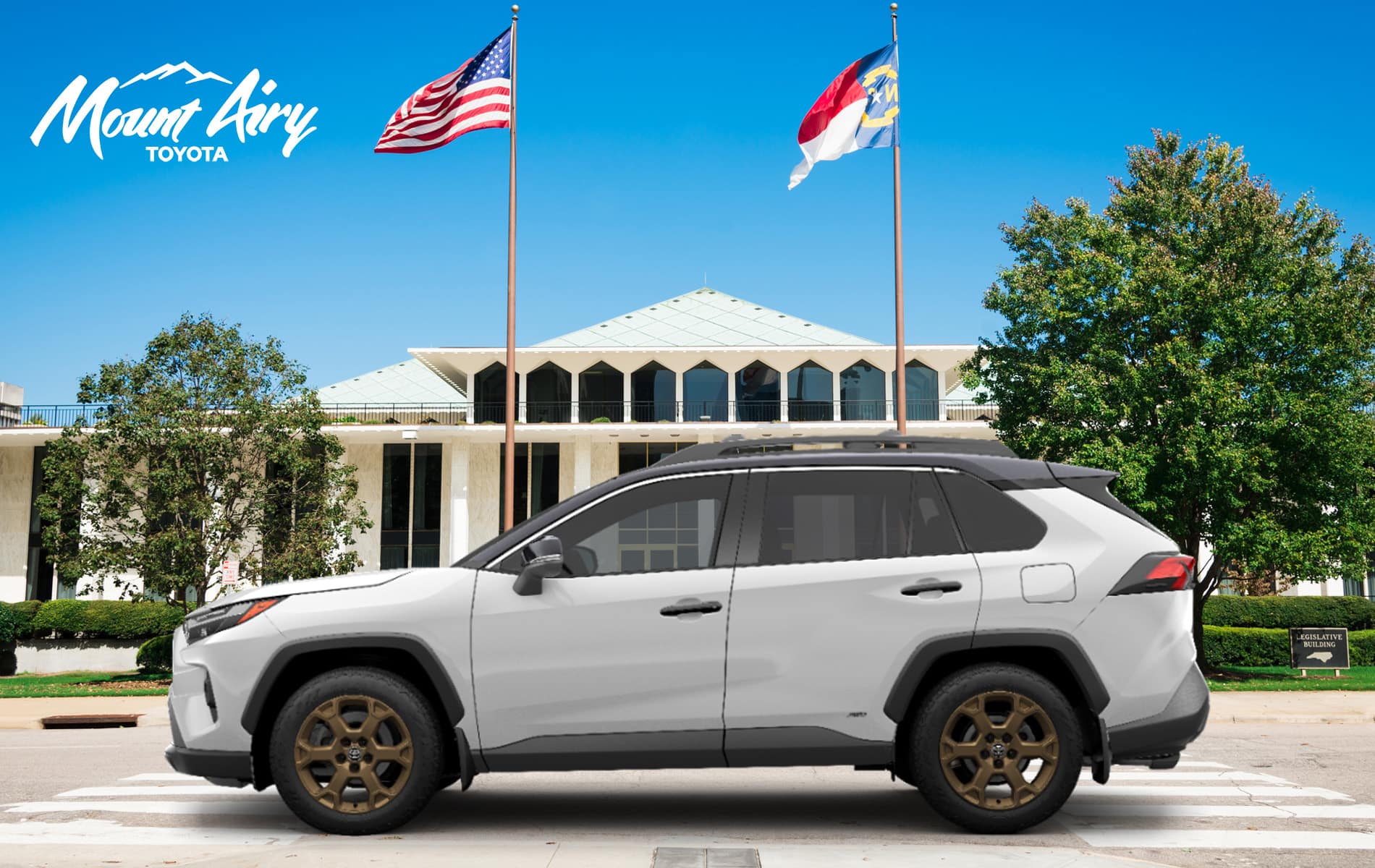 Toyota RAV4 - America’s favorite SUV for its stylish looks, resale value, fantastic features, solid performance, unmatched reliability, eco-friendly fuel economy.