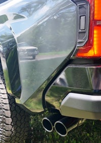 Signature black-tip TRD exhaust
