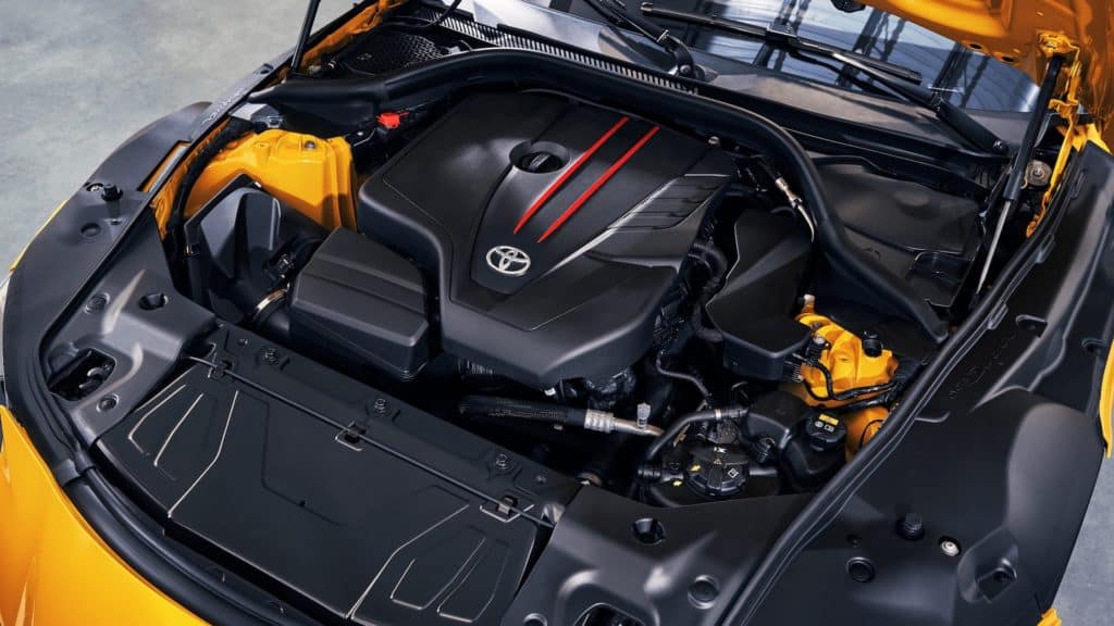 Supra car engine in Clermont.