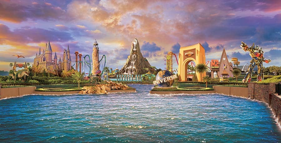 Tourist destinations near Orlando.