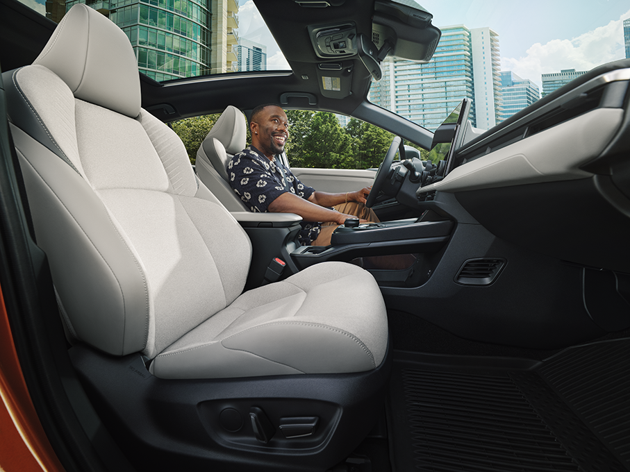 Toyota moonroof from passenger view