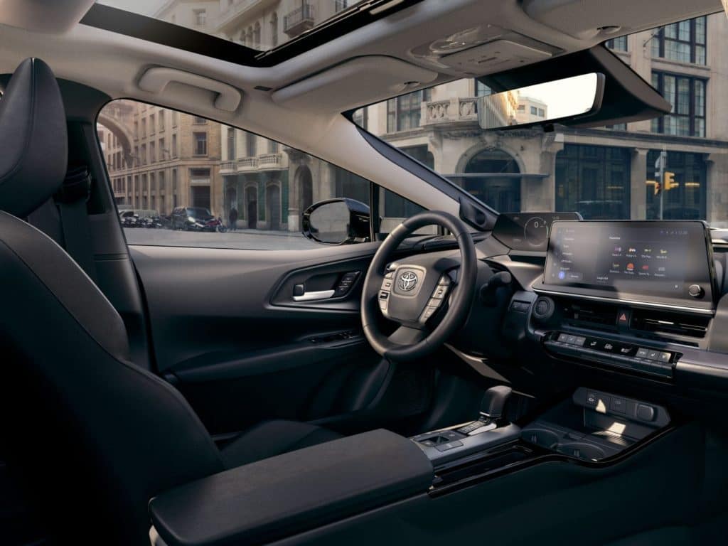 interior in the 2023 Prius 
