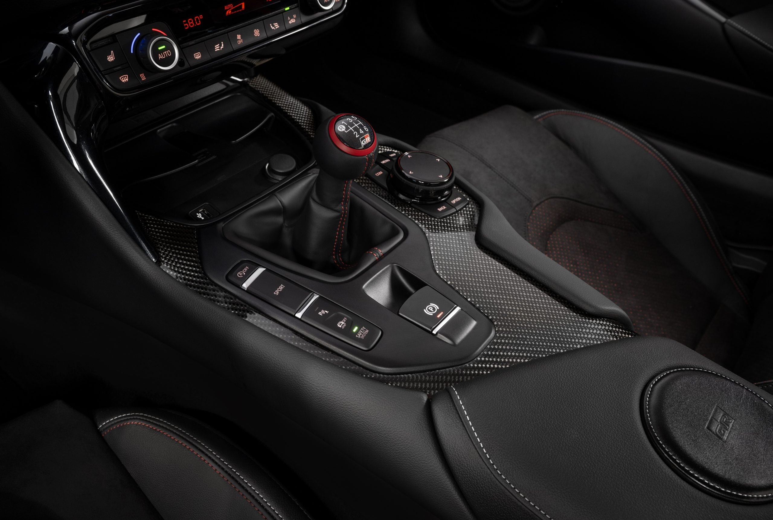 Parking brake on a manual car