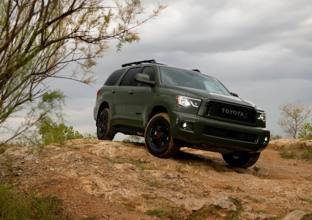 New Toyota Sequoia car paint color in Clermont.