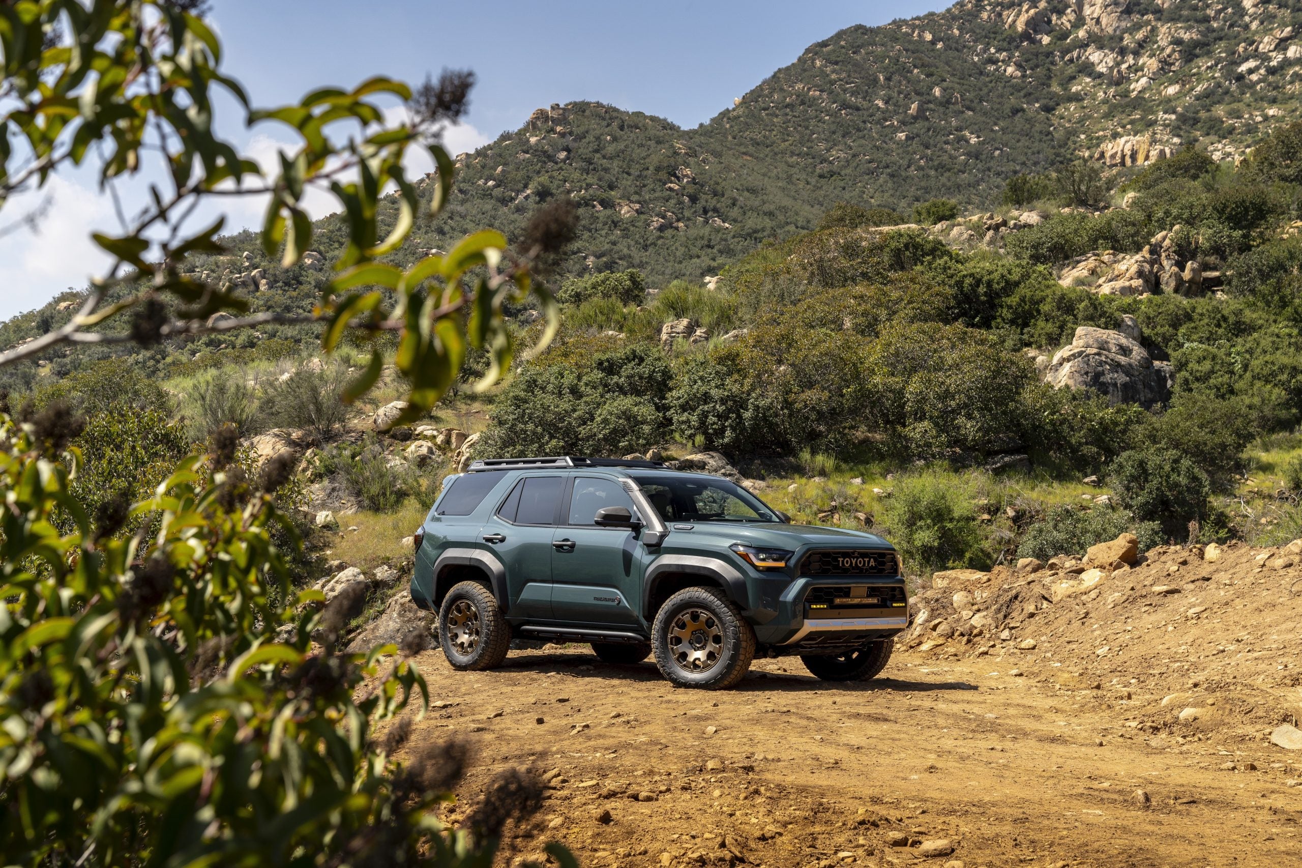 Toyota 4Runner on a rugged landscape
