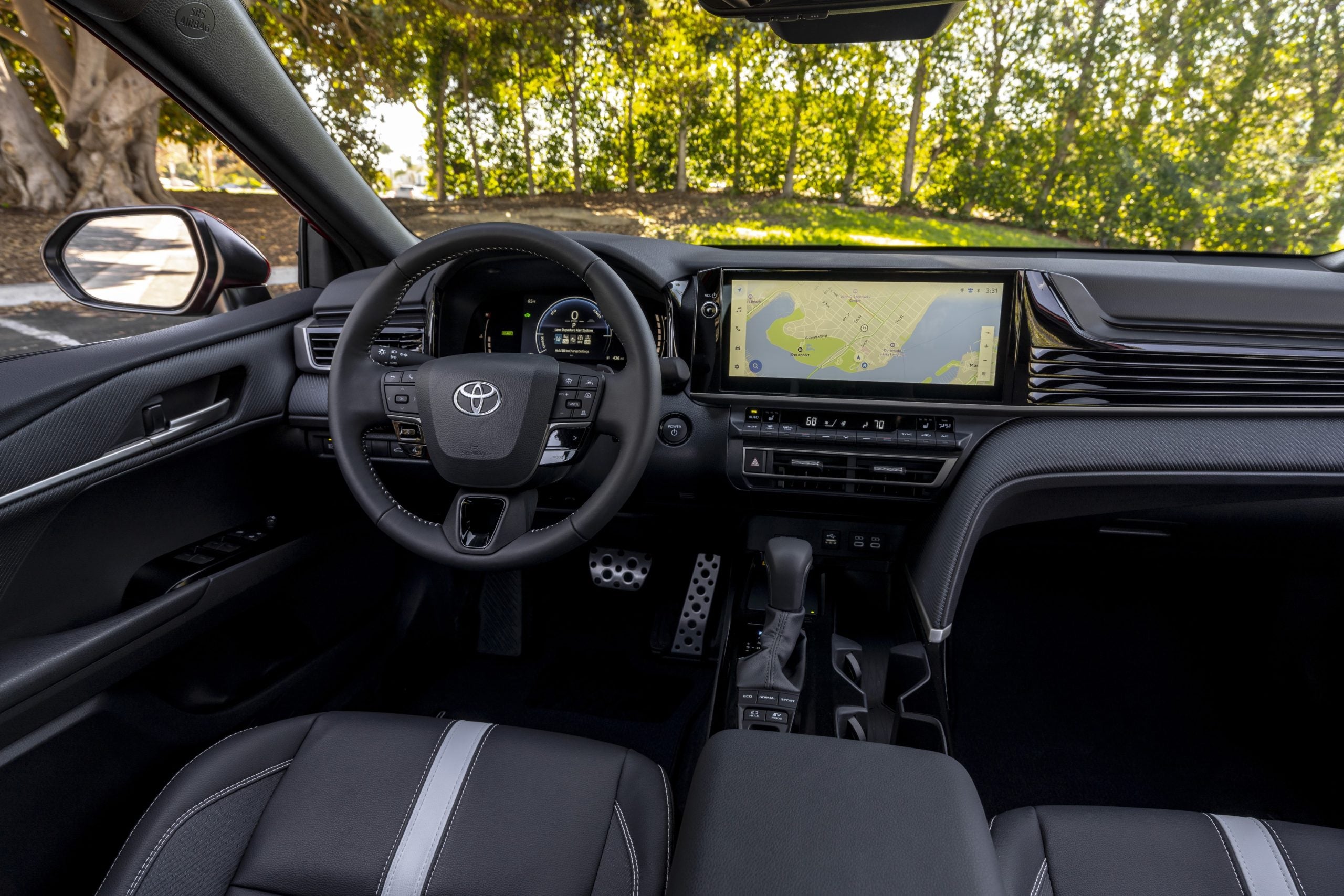 2026 Toyota Camry interior featuring touchscreen display and advanced technology interface