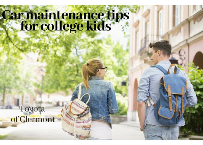 Car maintenance tips from Toyota of Clermont.