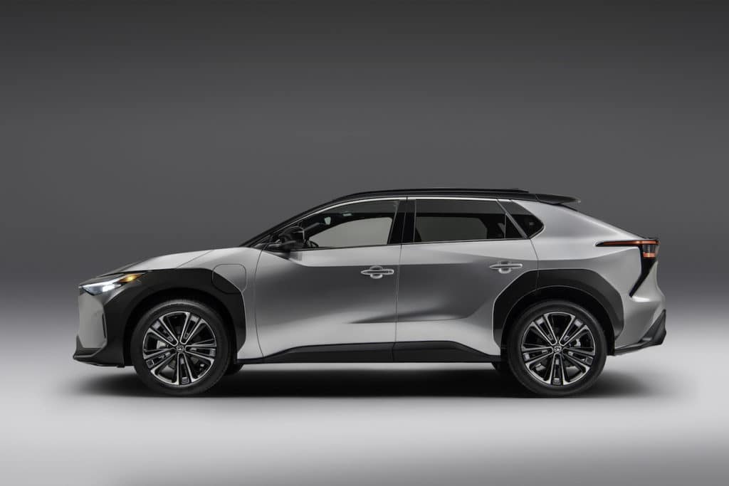 new electric Toyota car