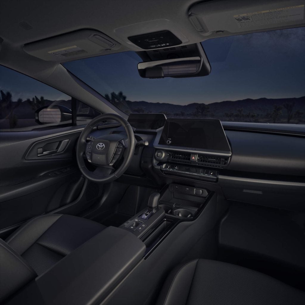 Prius Plug-in Hybrid interior 