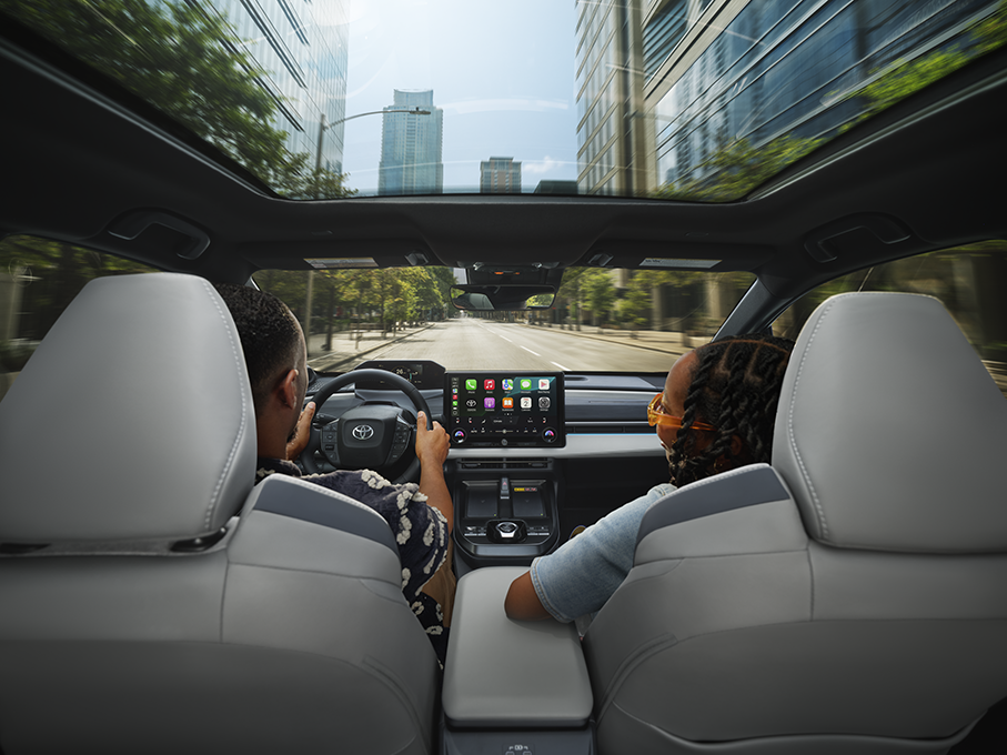 Toyota moonroof from backseat
