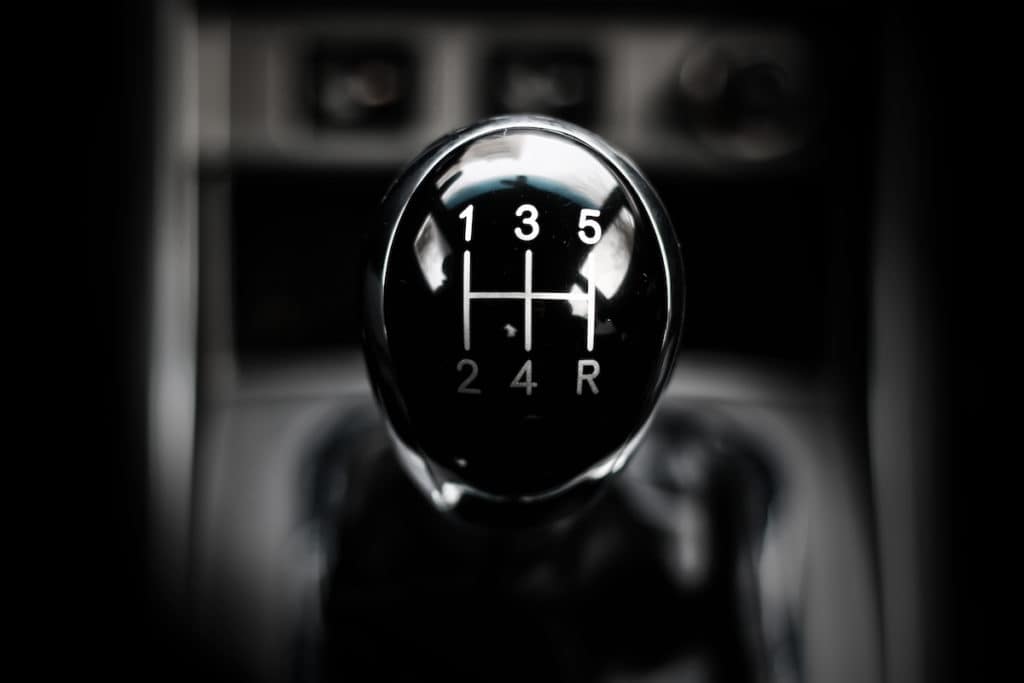 stick shift car