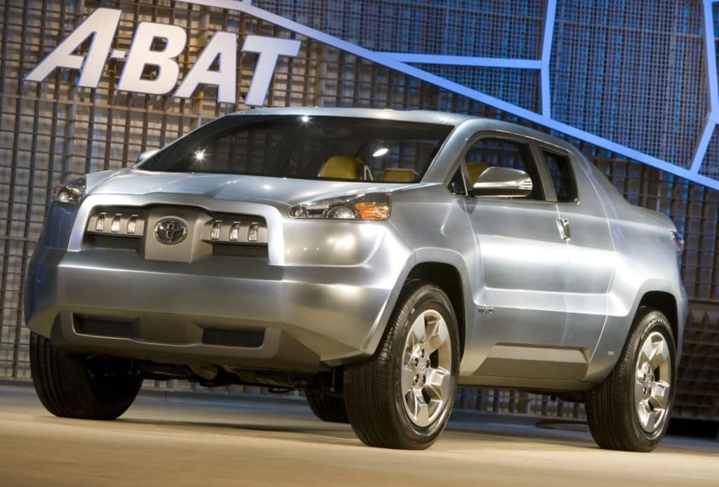 Toyota hybrid pickup truck at Toyota of Clermont.