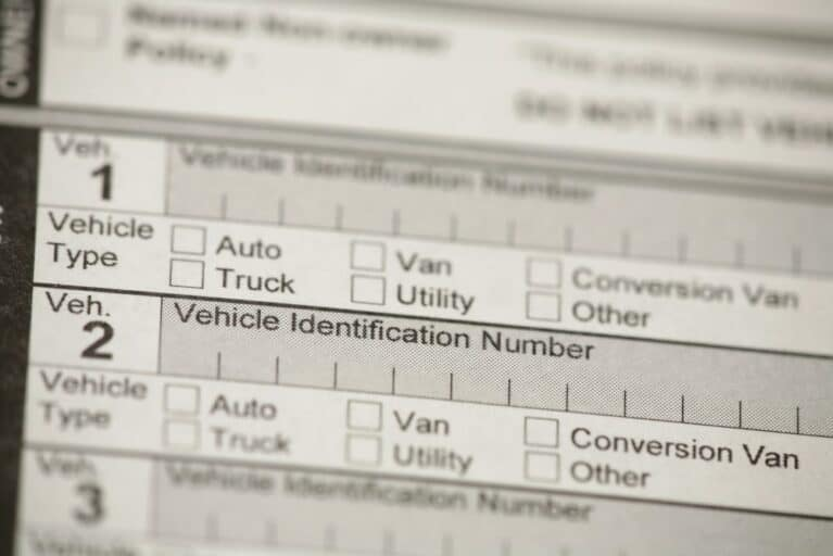 Where to find vin number