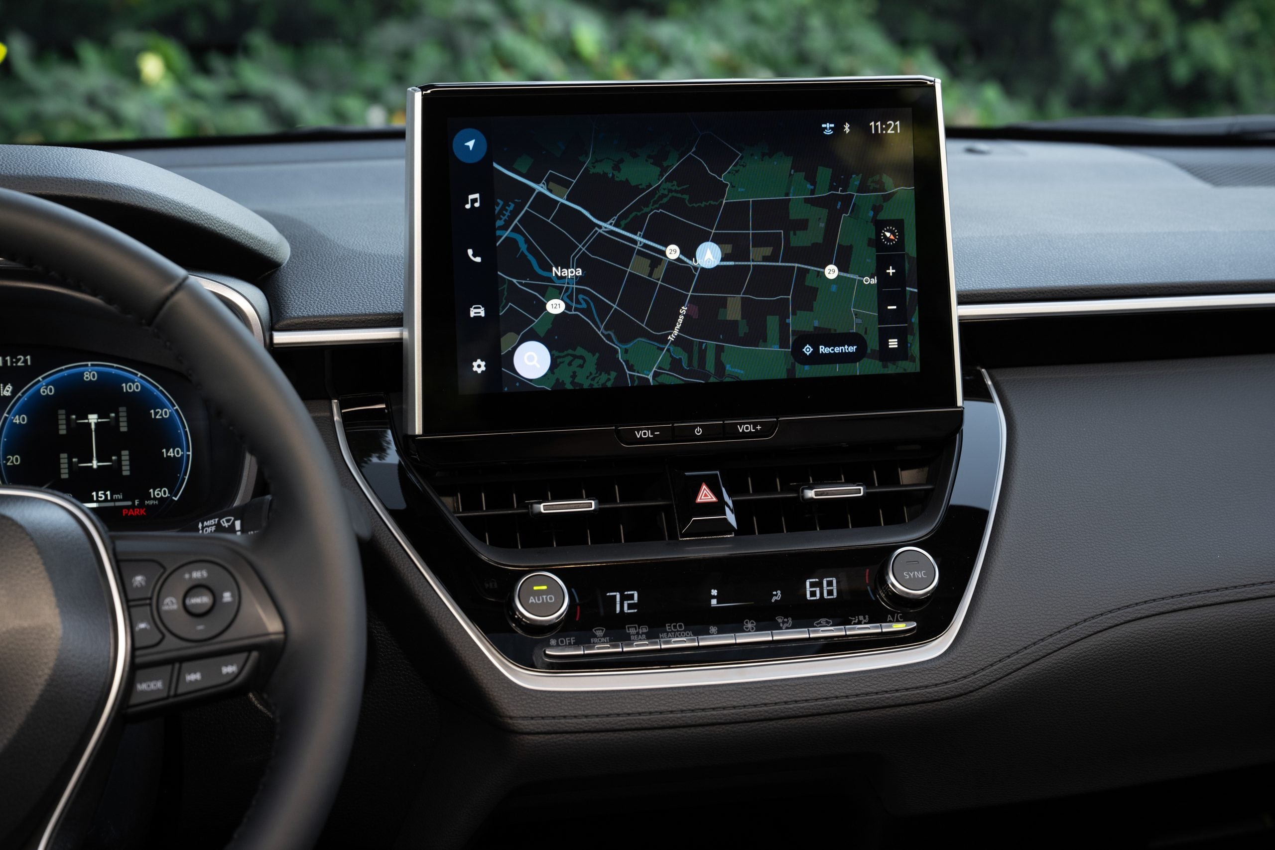2026 Toyota Corolla Cross 8 inch touchscreen display