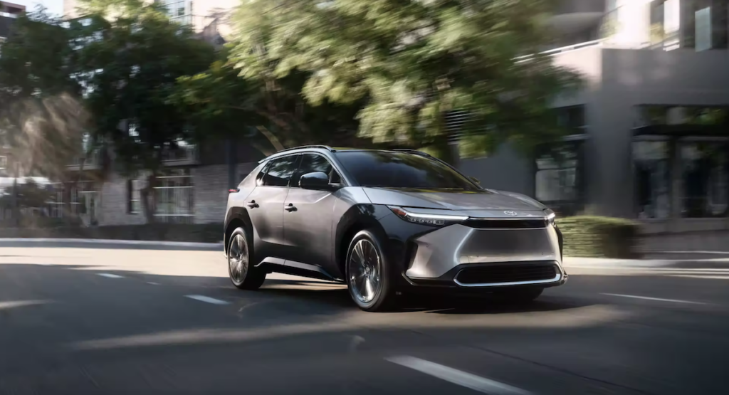 new Toyota full electric vehicles