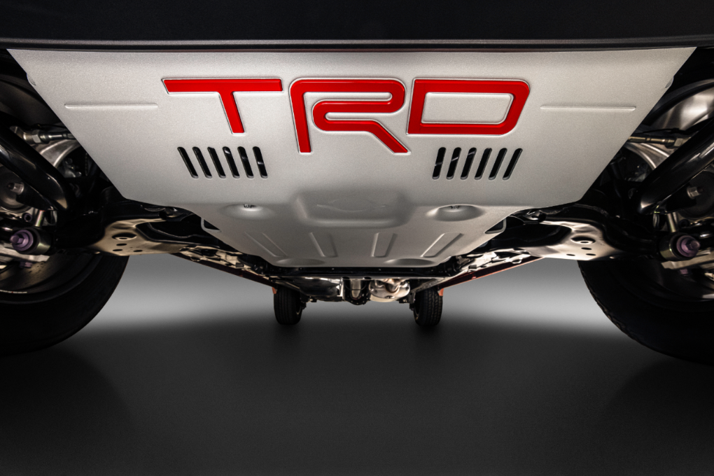 TRD Skid Plate under vehicle