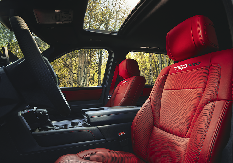 TRD Red Interior